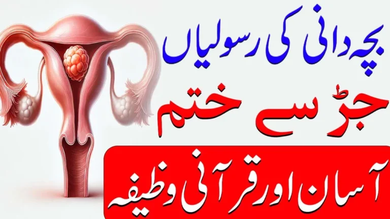 بچہ دانی کی رسولیاں ختم کرنے کا مجرب قرآنی وظیفہ